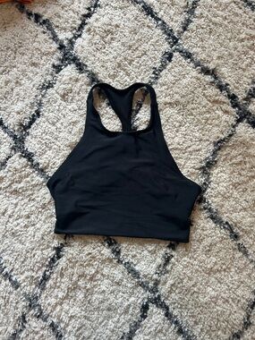 Onzie Black High Neck Racerback Sports Bra